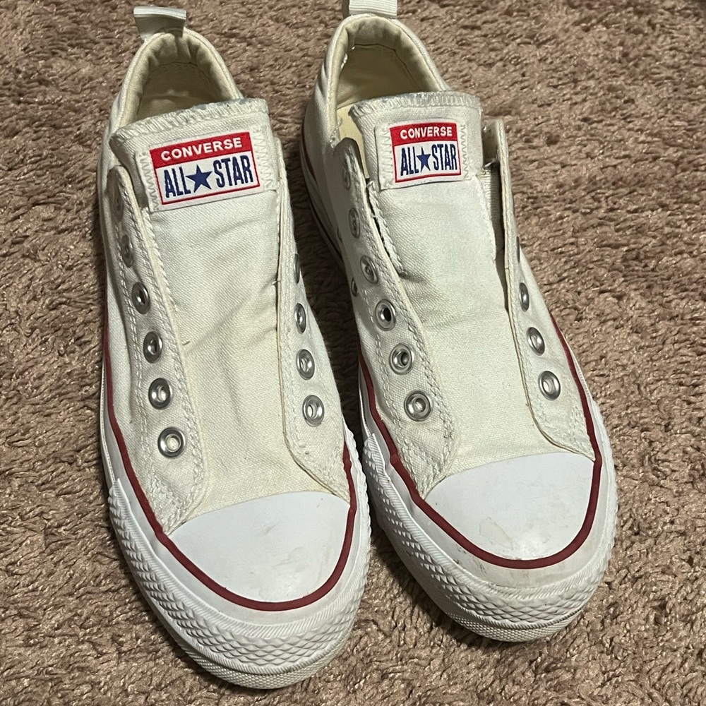 White Platform Converse - image 2